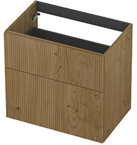 INK - Onderkast 2L A-sym Fin. Gefr. Tbv Greep - 700x450x650 Mm - Natur