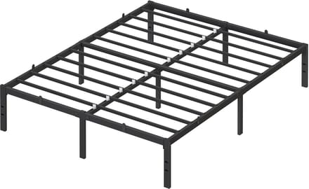VASAGLE - Bed - Metalen Bed - Met Opbergruimte Onder Het Bed - Eenvoudige Montage
