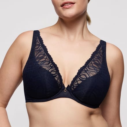 PrimaDonna Salerno Plunge Bh Halve Mousse Cups 0163532 Midnight Blue - maat EU 85D / FR 100D