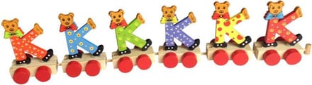 Lettertrein K | * totale trein pas vanaf 3, diverse, wagonnetjes bestellen aub