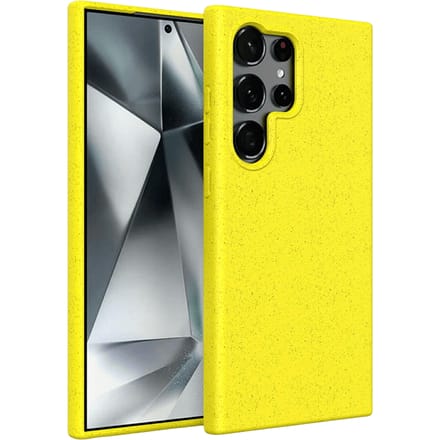 Mocaa Samsung Galaxy S26 Ultra Bio Beschermhoesje Geel