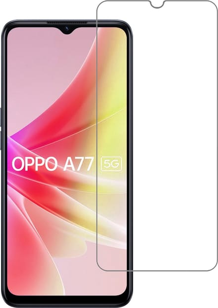 Screenprotector - Geschikt voor OPPO A77 - Extra Sterk - Gehard Glas - Beschermglas - Tempered Glass - Screen Protector