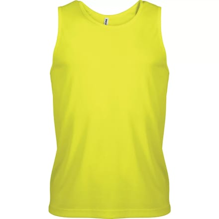 Herensporttop overhemd 'Proact' Fluorescent Geel - M