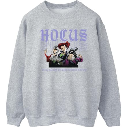 Disney Dames/Dames Hocus Pocus Hallows Eve Sweatshirt (Sportgrijs)