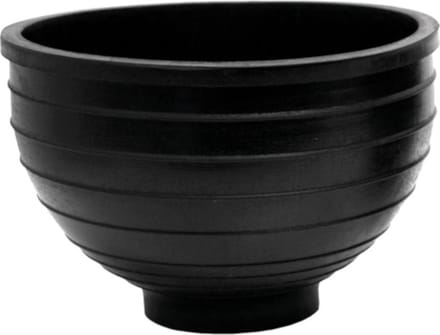 Toolland Gipsbeker, rubber, rond, zwart, 1.5 liter