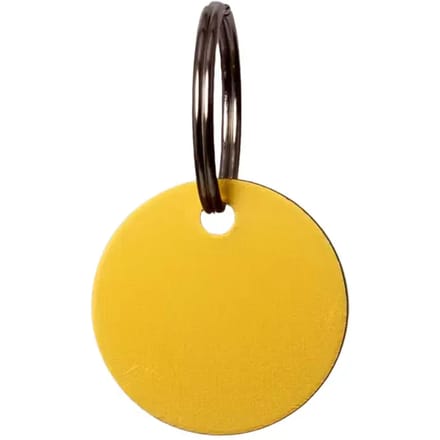 Grooming Deluxe - Naamplaatje rond size M 3 cm gold