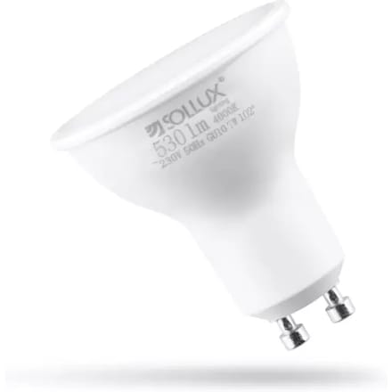 LED-lamp Sollux Lighting GU10 4000K 7W 530lm