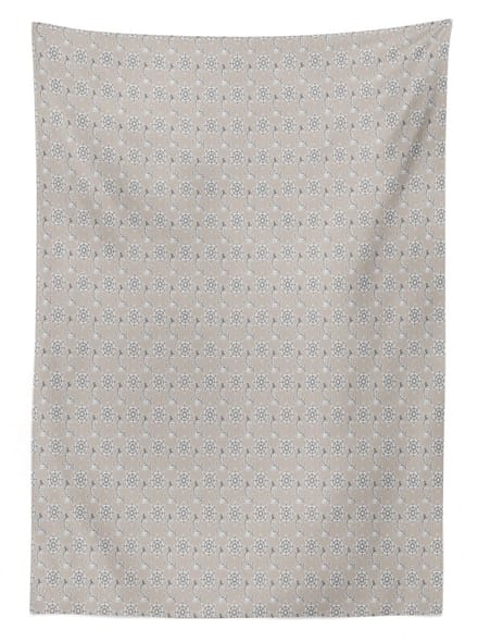 Nautisch tafelkleed – Anker & Schip – 140x170 cm – satijn