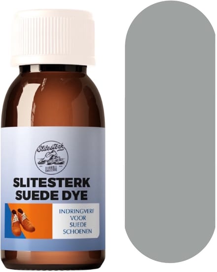 Slitesterk Grijze Suede indringverf voor schoenen - 100ml