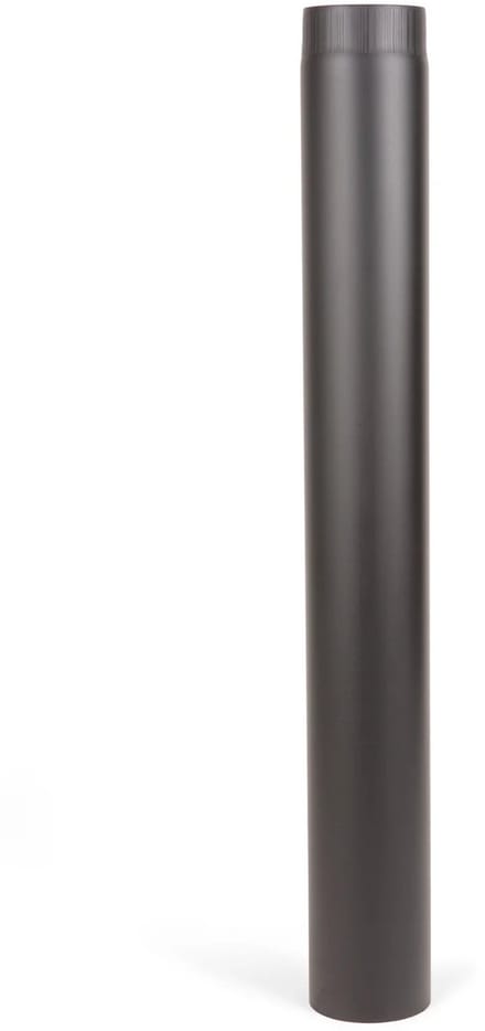 Kachelpijp 250mm Ø200 2mm zwart.