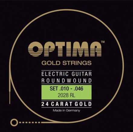 Optima E-Git.snaren,10-46,goudStrings Regular Light 2028RL - Elektrische gitaarsnaren