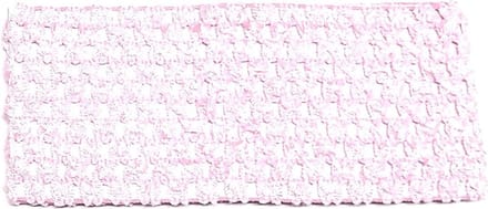 Rojafit Elastische Haarband "Brocante" Gehaakt - 7 cm. Breed - Pink