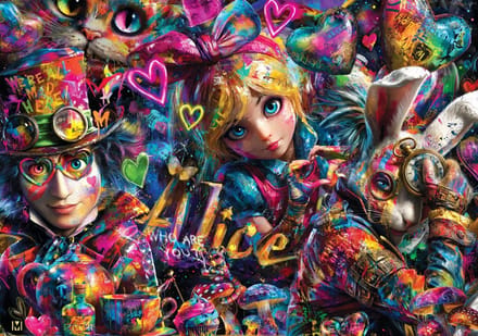 Bluebird Puzzle legpuzzel Alice in Graffitiland - 2000 stukjes puzzel.