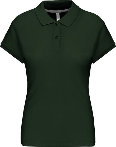 Kariban Damespolo korte mouwen K242 - Forest Green - S