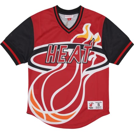 NBA Jumbotron 3.0 Mesh V-halsjersey voor heren Miahea Multi/wit