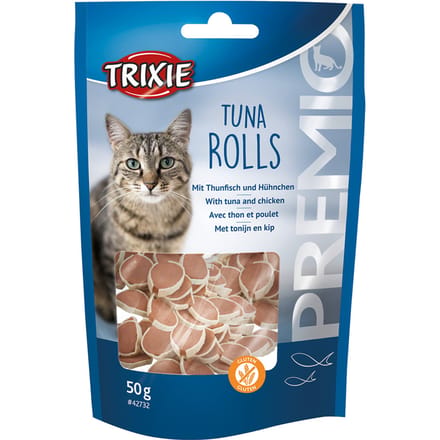 50g Trixie PREMIO Tonijnrolletjes Kattensnacks