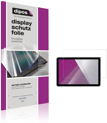 dipos – 2x Beschermfolie geschikt voor UBDXBD Z30 | Krasbestendige & heldere Screenprotector Ultra-Thin