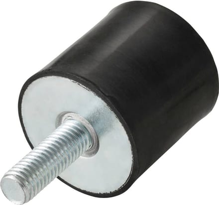 TRU COMPONENTS Rubberen demper TC-NT50-50-43A Hardheid 43 Shore A Maximale statische lading 95 kg