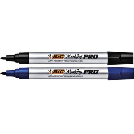 BIC 964800 markeerstift 12 stuk(s) Zwart