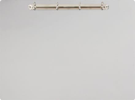 Magnetisch klembord A3 incl. ringband (liggend) - Wit
