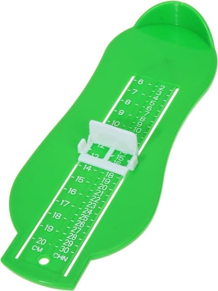 Scoby - Schoenmaatmeter - Voetmeter - Kinder Voetmeter - Foot Gauge - Groen