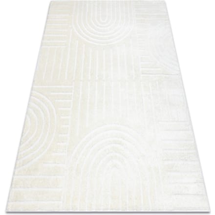 Kleden Rugsx Tapijt modern MODE 8586 geometrisch creme 80x150 cm