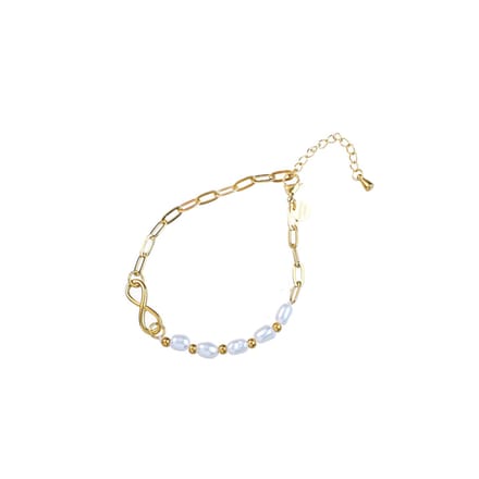 Go Dutch Label Armband (Sieraad) Armband Infinity Pearls Goud