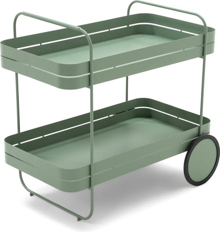 Spinder Design trolley Gin & Trolley - Dusty Green - Staal