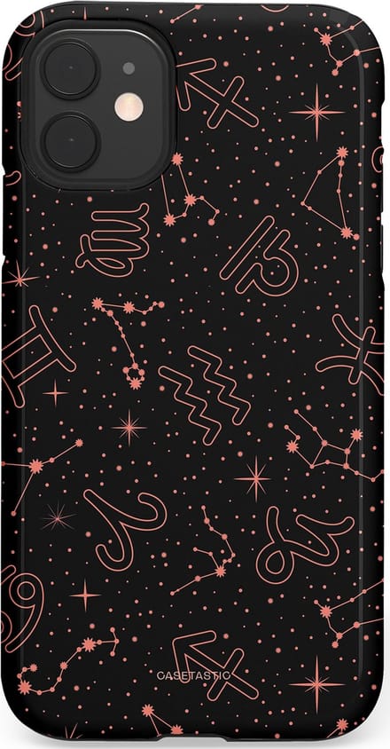 Casetastic hoesje geschikt voor Apple iPhone 11 - Dubbellaagse bescherming - Astropuls - Fashion Case - Zwart