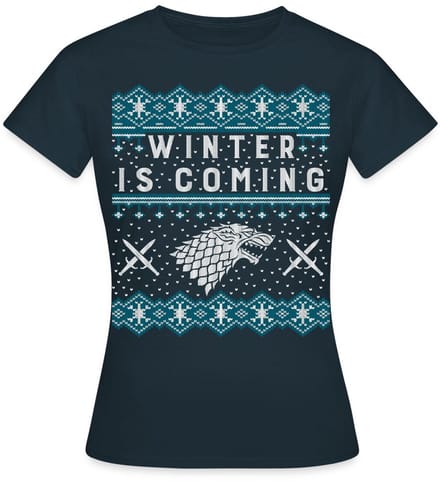 Game Of Thrones Winter Is Coming T-Shirt Dames