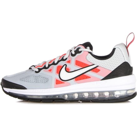 Air Max Genome Pure lage herenschoen platina/wit/helder karmozijnrood/zwart
