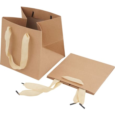 VBS Kraftpapier zak vierkant, 2 stuks