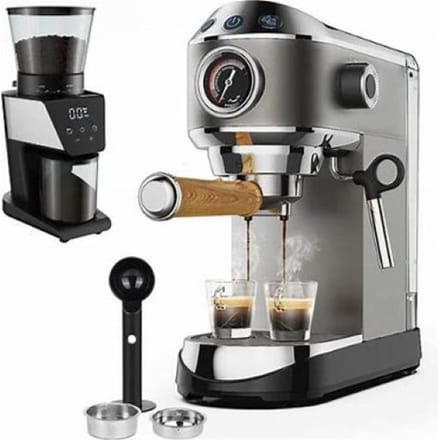 20 Bar Espressomachine met Melkopschuimer – Café‑kwaliteit koffie thuis