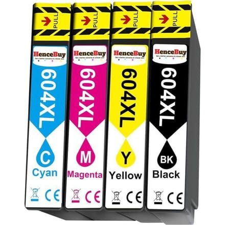 Cartouche d'Encre Compatible - Epson - 604XL - Noir - Jet d'encre - A4