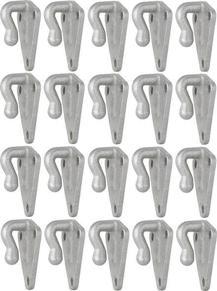 ProPlus Aanhangwagen touwhaak - metaal - 40 x 45 mm - 20 stuks