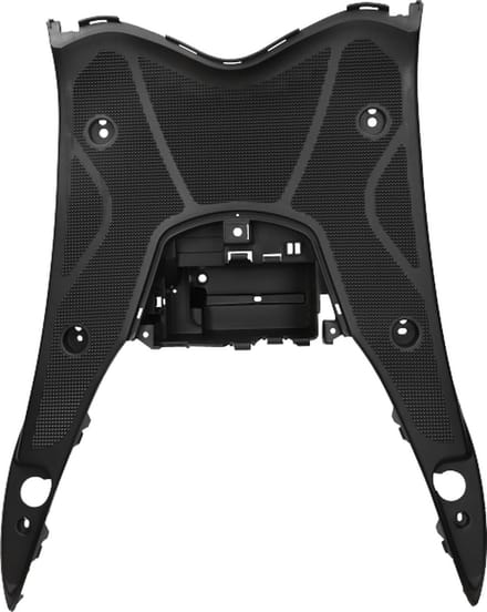 Treeplank zwart voor MBK Ovetto, Yamaha Neo's (Vanaf 2008)