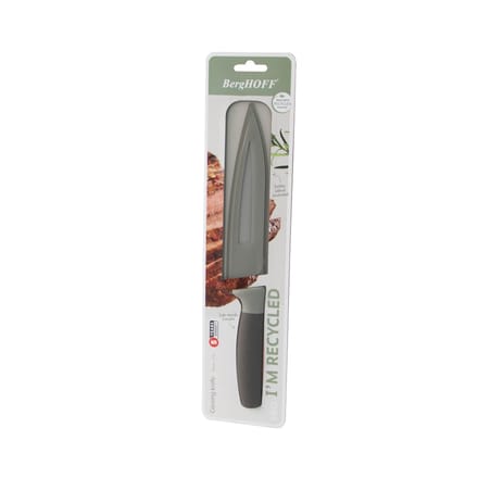 LEO Vleesmes Balance 19cm met beschermhoes - Grijs -
