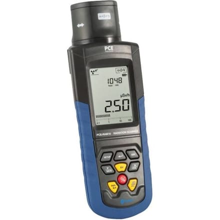 PCE Instruments PCE-RAM 10 Geigerteller Straling: Gamma, Alfa, Röntgen, Bèta Akoestisch signaal, Incl. analysesoftware, Datalogger, Optisch signaal
