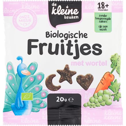 BIO Fruitjes met Wortel +18M