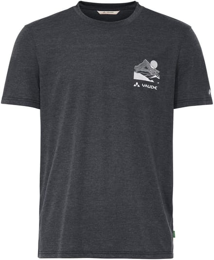 Vaude Tekoa Iii T-shirt Met Korte Mouwen Zwart M Man