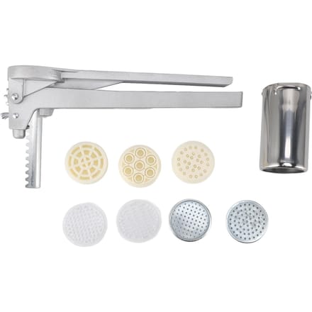 Handmatige Noodlepersmachine RVS Veelzijdig Compact Pastamachine voor Keuken Thuis L white