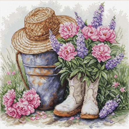 Luca-S Garden Decor borduren (pakket) B7036