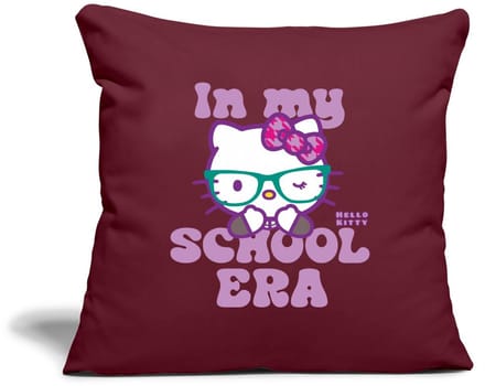 Hello Kitty Met Bril In My School Era Sierkussenhoes, 45 x 45 cm
