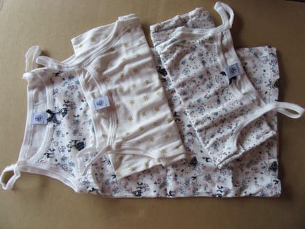 Petit Bateau - 3 Pack - Singlet - Meisje - Glitter - 12 jaar