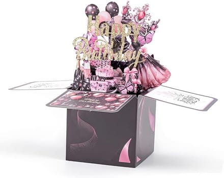 3D Pop-up Verjaardagskaarten voor Mannen, Vrouwen en Kinderen