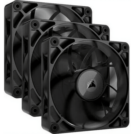 Corsair iCUE LINK RX120 MAX (3-pack starter kit) - Case ventilator - 120mm - Black - 36 dBA