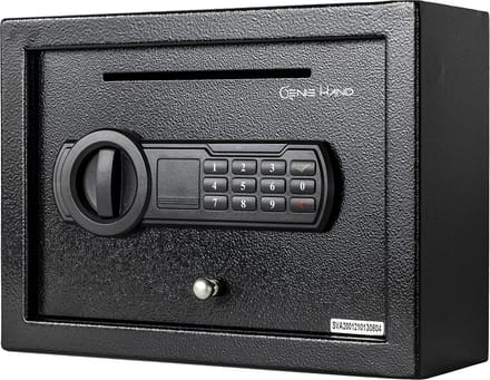 Inwerpf Safe of Geldlade met Veilige Opbergruimte en Code Slot