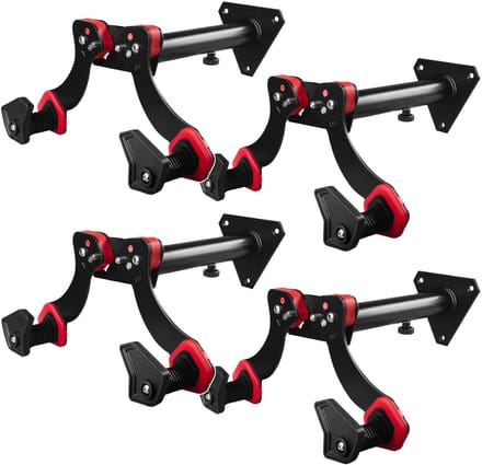 Maclean MC-449 - Set van 4 Fiets muurbeugel - Fietshouder - max. draagvermogen 30 kg