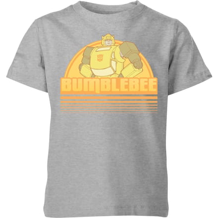 Transformers Bumblebee Kids' T-Shirt - Grey - 122/128 (7-8 jaar)