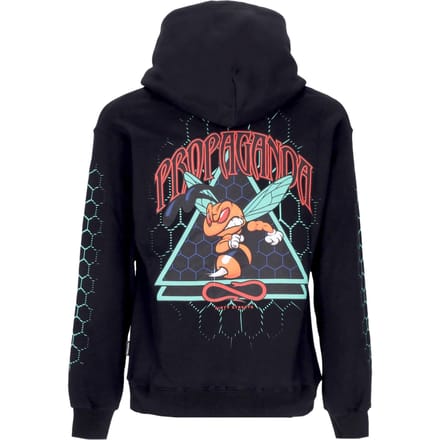 Triangle Sting-hoodie voor heren zwart